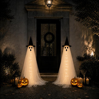 2-Pack 5Ft Lighted Ghost Set