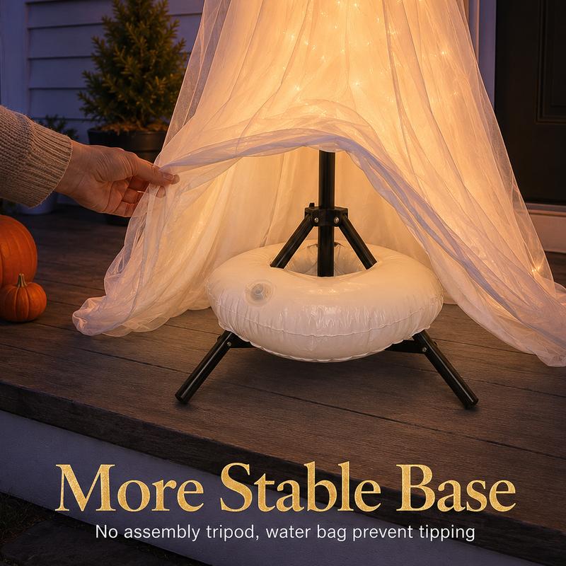 2-Pack 5Ft Lighted Ghost Set